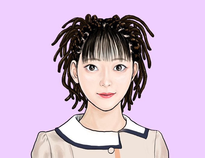 番組内で使わなかった方のドレッド堀未央奈さん 