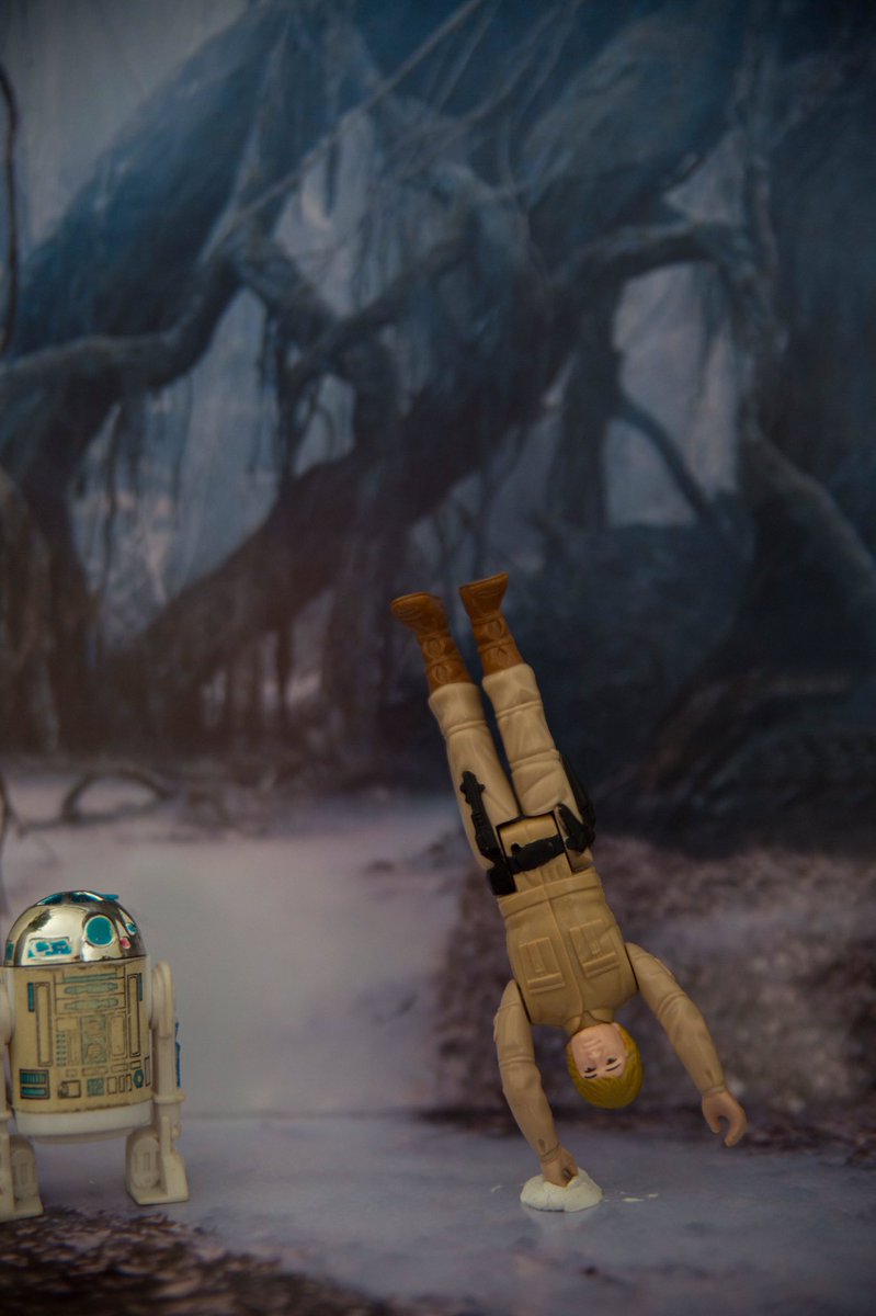 sidiousart's tweet photo. Behind the scenes #Yoda #lukeskywalker #degobah #starwars #empirestrikesback #Disney #lucasart #sidiousart #starwarsphotography https://t.co/Uo8VZPcaN2