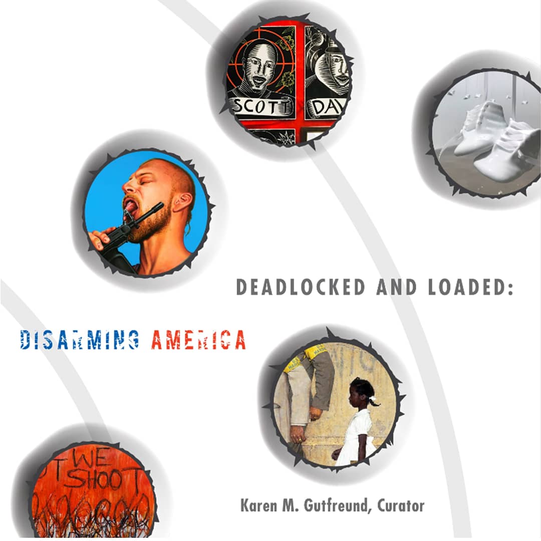 Spotted_cloud's tweet image. Deadlocked &amp;amp; Loaded:Disarming America exhibit..Syracuse, NY opening Feb 11th at @ArtRageGallery @CFAC @karengutfreund 
#artistsontwitter #NativeTwitter