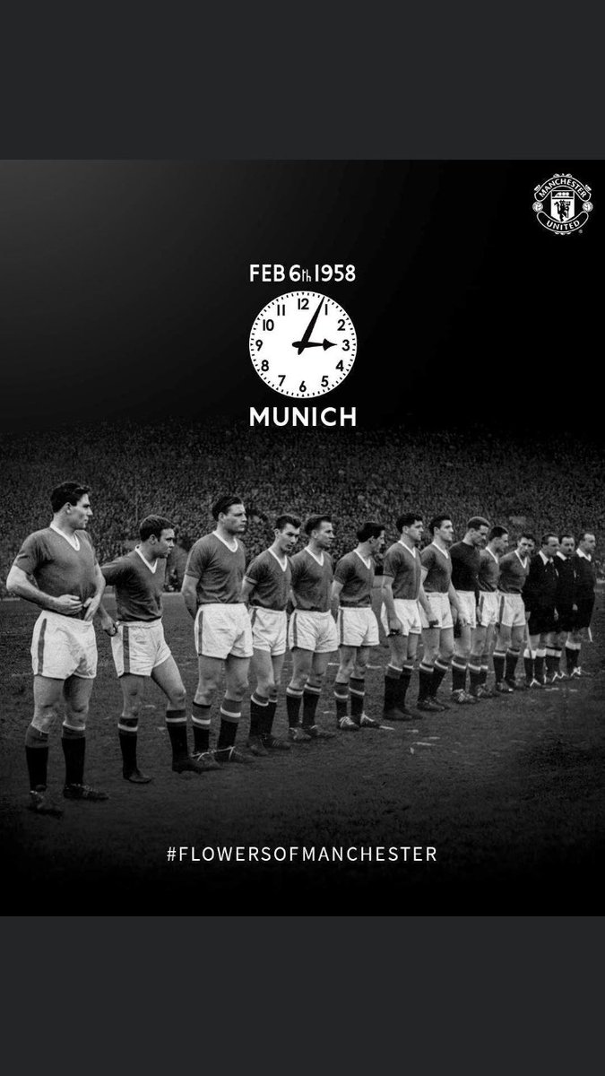 Remembering those who died in the Munich air disaster - 6th February 1958 🔴⚪️⚫️