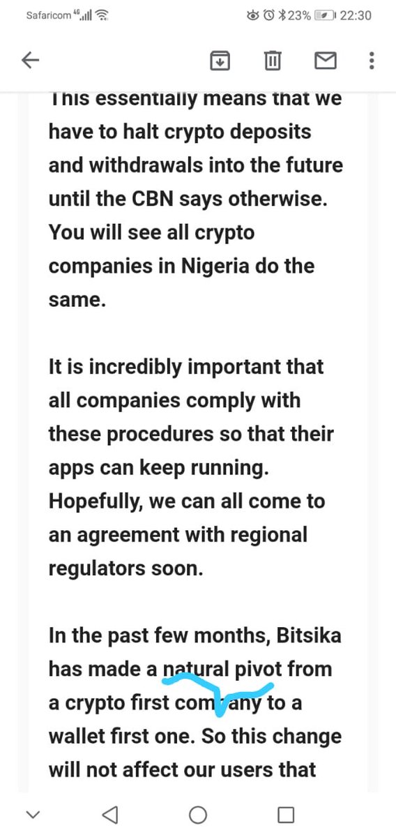 Crypto businesses in Nigeria  have informed users they cannot access fiat withdrawals via officially regulated channels.“Bundle processed Over $85 Million and Registered Over 124K Users in 2020”