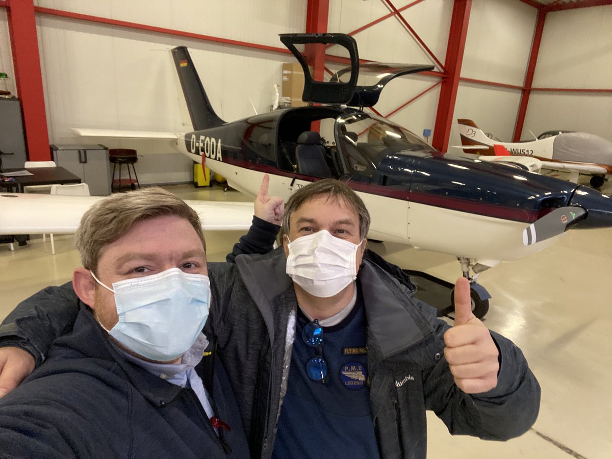TheVFRPilot's tweet photo. After being gon for 3 weeks in the maintenance shop, she is back home. 2 happy pilots π and a repaired gear.
#thevfrpilot #deoda #tb20 #socata #trinidadgt #hangar63 #instapilot #pilot #aviation #loveaviation #youtubepilot https://t.co/X2ZYjU6w7k
