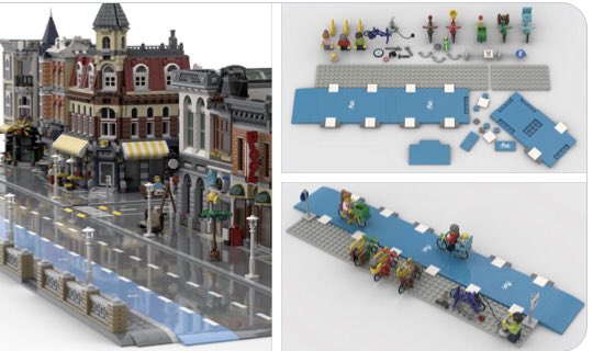 gonsaenzdemiera's tweet photo. LEGO produce por primera vez CARRILES BICI que permiten construir ciudades a la medida de las bicicleteas y de las personas 

Un pequeño paso para Lego pero ¡un gran salto para la imaginación de los niños en todo el mundo! 

https://t.co/xSHA2a9aS1 https://t.co/a0lN2fuXxk