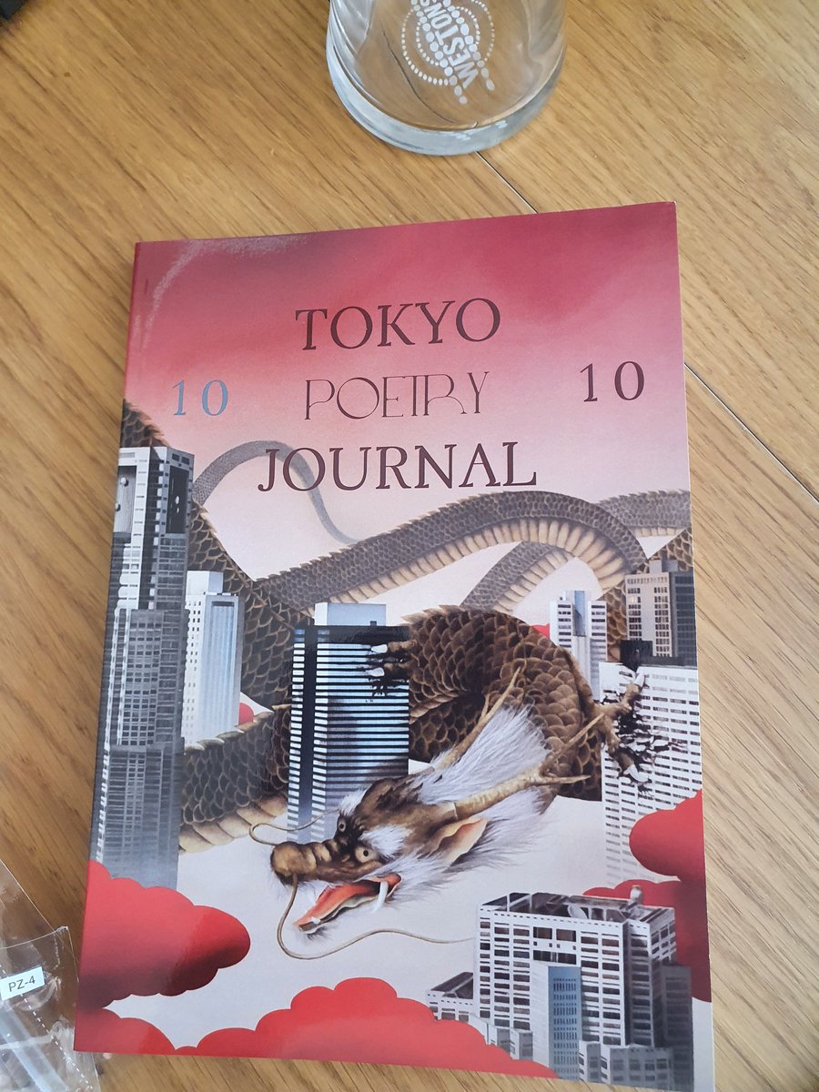 JKraprayoon's tweet photo. Just opened up my contributor's copy of @PoetryTokyo. Beautiful cover - I'm excited to go through it over the weekend! https://t.co/nnEvq9CXtT