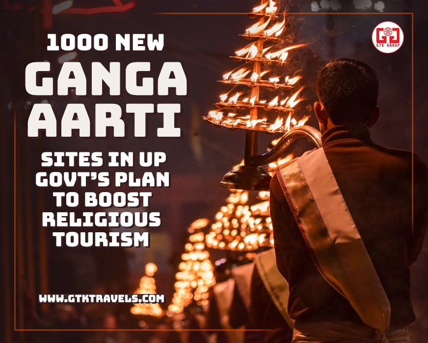 TravelsGtk's tweet photo. Aiming to turn Uttar Pradesh into a major religious tourism destination, the state government is going to build 1,038 new Ganga aarti platforms along the river in Bijnor and Ballia districts.
#travel #tourist #packages #domestic #departures #groupfare #lowest #gtktravels https://t.co/bDNKdzeQNC