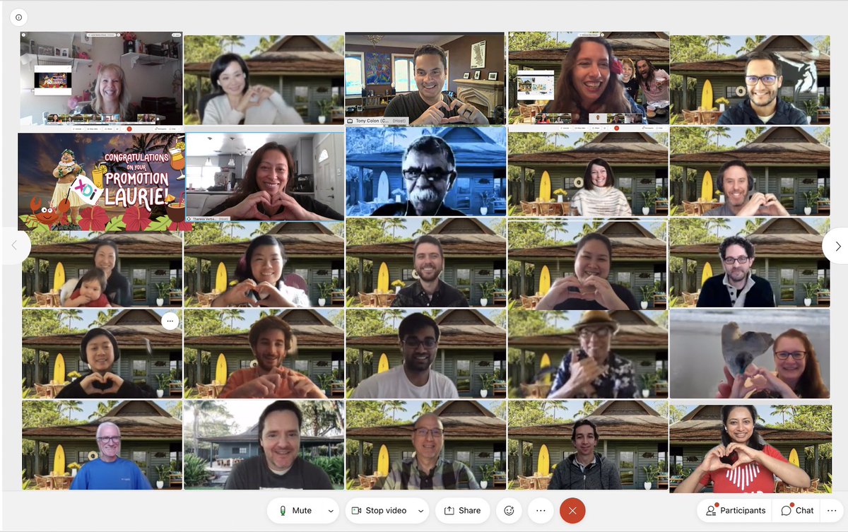 VarshaKanwar's tweet image. Definitely our #CiscoCX Customer &amp;amp; Partner Experience team @tcolon, Pat Tittiranonda, @reesavee know best how to celebrate micro &amp;amp; macro moments that matter. Wonderful 15yrs #Ciscoversary &amp;amp; promo celebrations 🎉 for the most lovely Laurie Santos. #WeAreCisco #LoveWhereYouWork ❤️