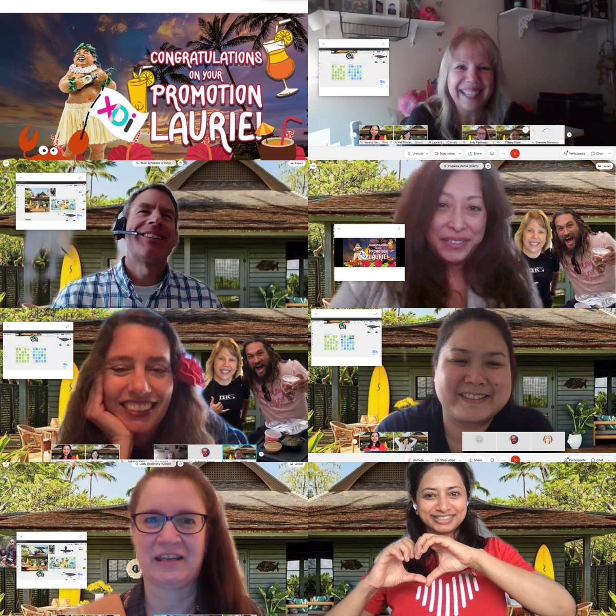VarshaKanwar's tweet image. Definitely our #CiscoCX Customer &amp;amp; Partner Experience team @tcolon, Pat Tittiranonda, @reesavee know best how to celebrate micro &amp;amp; macro moments that matter. Wonderful 15yrs #Ciscoversary &amp;amp; promo celebrations 🎉 for the most lovely Laurie Santos. #WeAreCisco #LoveWhereYouWork ❤️