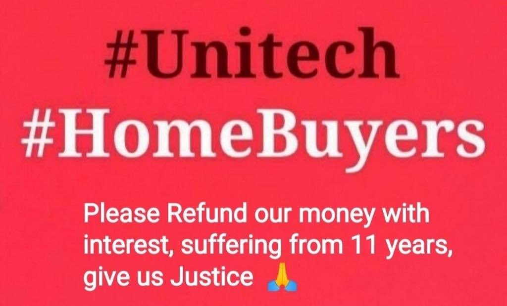 NathMridula's tweet photo. @nktaori @VvekTyagi @narendramodi @indSupremeCourt @unitechltd @rsprasad @rashtrapatibhvn वास्तव में हम दुखी हैं मोदी जी @narendramodi बिल्डरों,राजनेताओं, नौकरशाहों द्वारा लूटे,ठगे गए एक लाख से अधिक होमबॉयर्स हैं जिनमें कई परिवार मरने के लिए बाध्य,धीमी न्यायपालिका से पीड़ित 20K @unitechrtd HBs को  @indSupremeCourt द्वारा भी नहीं सुना जा रहा है @HardeepSPuri असंवेदनशील https://t.co/1U1zbdLqol