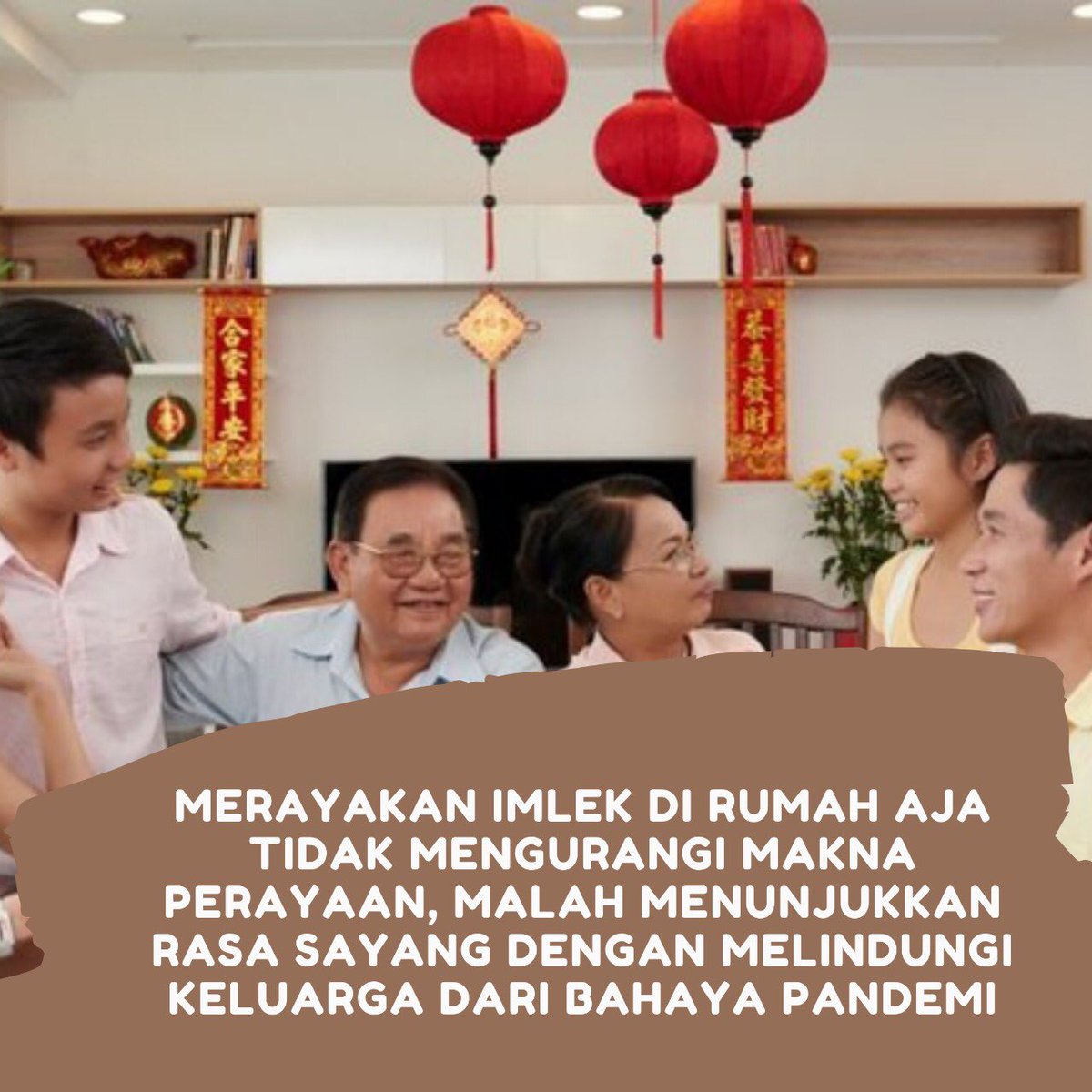 4• kita saat ini masih dilanda pandemi virus Corona.

Menkes Budi meyakini, dgn cara2 baru merayakan Imlek ditengah pandemi seperti diatas, dijamin tidak akan menghilangkan makna dari Imlek sebagai tahun baru, harapan baru, dan keberuntungan baru. 
Vaksin.