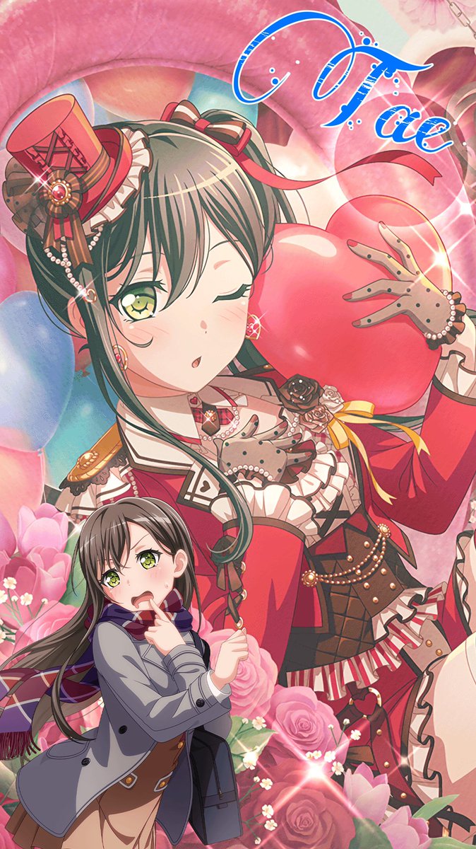 りさき Love Your Life ガルパ新イベ バレンタインは一日にしてならず より りみ たえ 香澄 有咲の 壁紙です 忙しかったので遅くなりました バンドリ壁紙 バンドリ加工 ポピパ