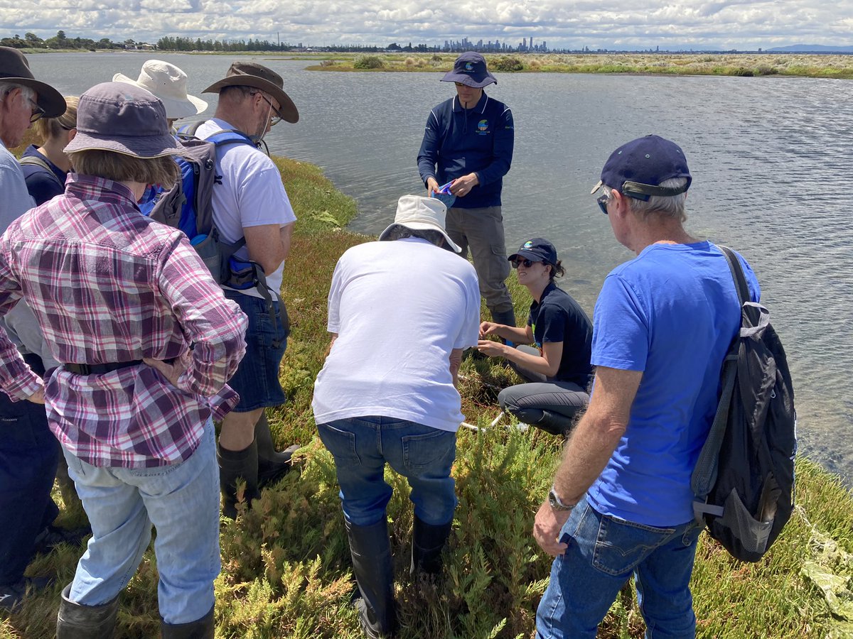 PaulECarnell's tweet photo. A fun day out at the Hobsons Bay #wetland centre today, to celebrate #WorldWetlandsDay! Such a great chance to talk to people about all the amazing #ecosystemservices from #coastalwetlands, including #bluecarbon! Followed up by some #citizenscience @BlueCarbonLab https://t.co/dok7m9FiZl