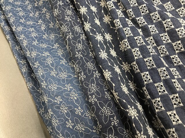 azadinoue's tweet photo. ★⭐︎新商品入荷してます⭐︎★

デニム、コットンダンガリー、アニマル柄です。
ブラウス、ジャケット等にいかがでしょうか？
色が分かりづらいという方はサンプルもお送りしますので、お気軽にご連絡ください。 https://t.co/9su4zBnDRX