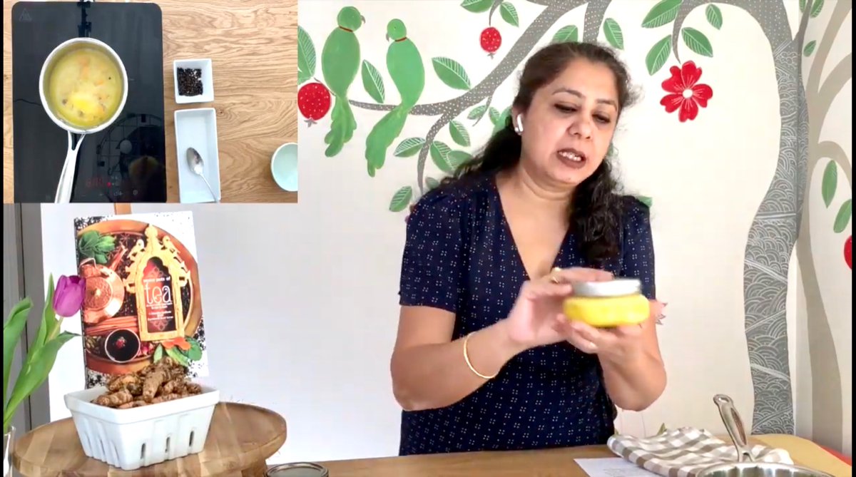 elazfoodchannel's tweet photo. Interesting #ayurvediclifestyle recipes by Nandita Godbole from her newest #sevenpotsoftea @MelissasProduce 
#hibiscustea
#turmericghrita
#tapiocakhitchdi
#turmericmilk https://t.co/3h34USNG7Q