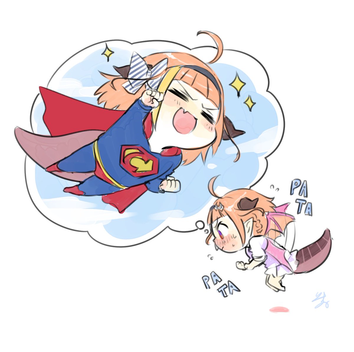 桐生ココ 「修行!

#みかじ絵 」|いすか🐉🍕のイラスト