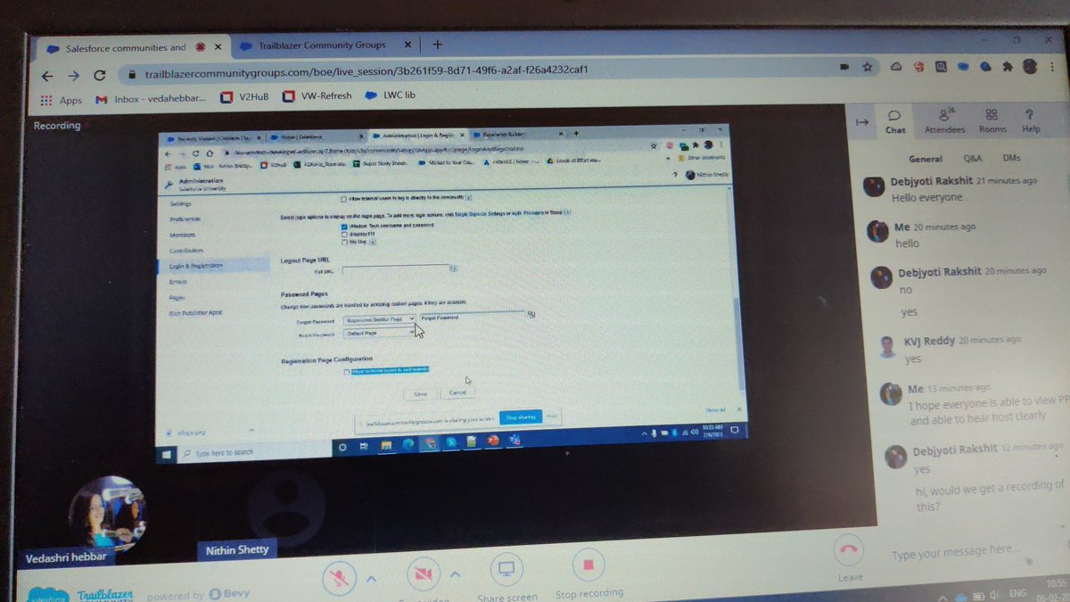 Community setup for Admin 

<a href="/shettynithin07/">Nithin Shetty</a> <a href="/vedahebbar95/">Vedashri</a> <a href="/sfdgblr/">Salesforce Developer Group, Bengaluru</a> <a href="/salesforce/">Salesforce</a> <a href="/SalesforceDevs/">Salesforce Developers</a> <a href="/trailhead/">Trailhead</a>  <a href="/kavindrapatel/">kavindrapatel</a>