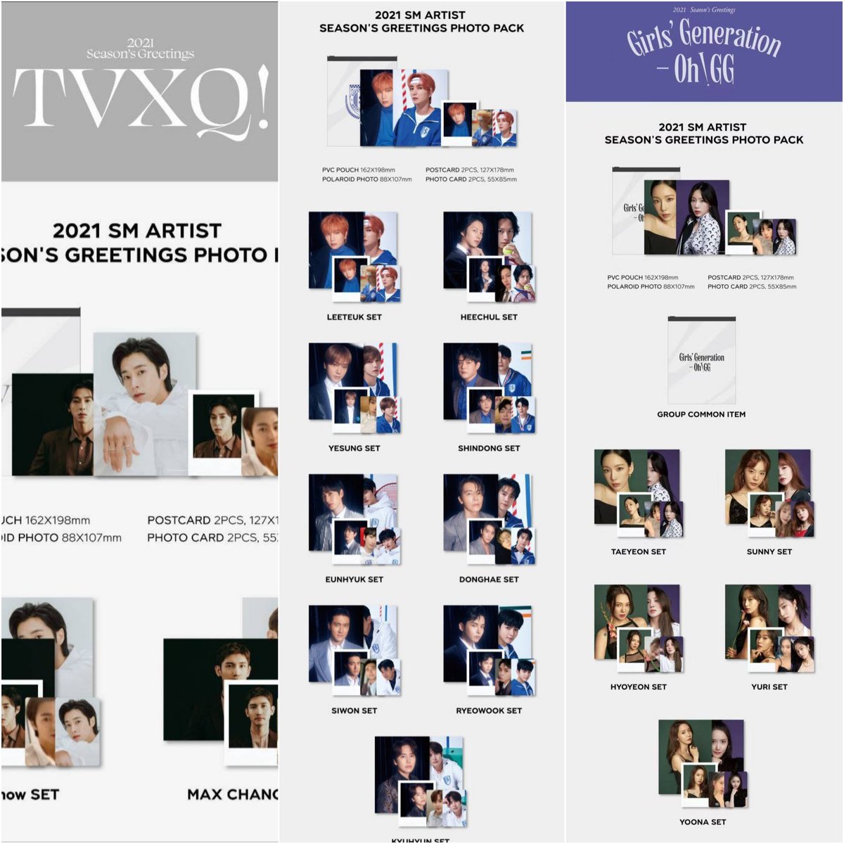 kpopcathstore's tweet photo. OPEN PO 2021 SM ARTIST SEASON'S GREETINGS [Photo Pack - Member Set]
💰195k/pcs
-DP 100k
💳BCA, OVO, DANA
🏠JAK-TIM

✅EMS TAX
✅PACKING
✅Pelunasan via Shopee
Close PO : 130221
Minat bisa DM/isi link > https://t.co/XbLvpD8HUg

#TVXQ #SUPERJUNIOR #SNSD #SHINee #EXO #NCT #RedVelvet https://t.co/zzg15tVteC