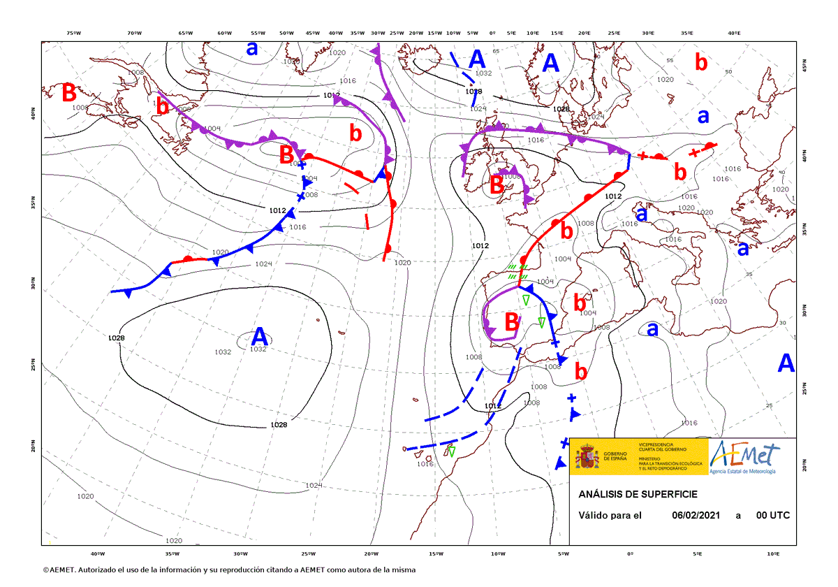 alexroa66's tweet image. Como andamos sobrados de borrascas en España, ahora también producimos para la exportación. La pequeña baja &quot;b&quot; que tenemos hoy a las 00 en Mallorca (izq.) será dentro de 24 horas (dcha.) la #borrascaDarcy, nombrada por el #KNMI holandés, del Grupo W de borrascas de #EUMETNET