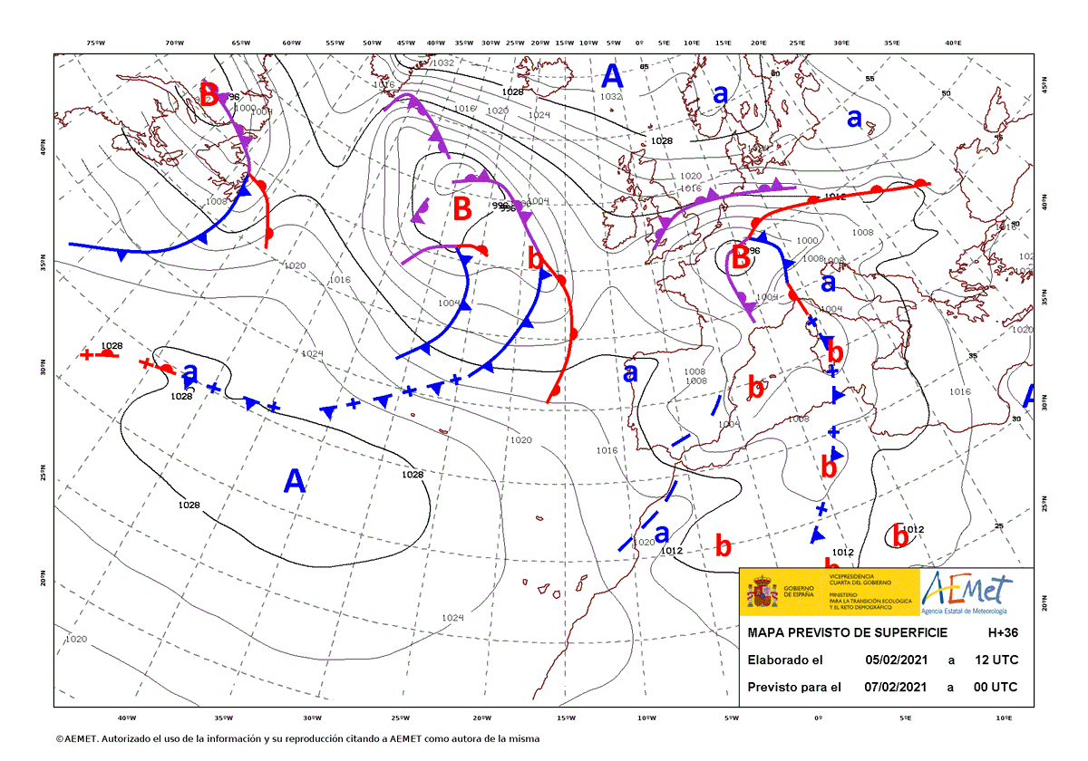 alexroa66's tweet image. Como andamos sobrados de borrascas en España, ahora también producimos para la exportación. La pequeña baja &quot;b&quot; que tenemos hoy a las 00 en Mallorca (izq.) será dentro de 24 horas (dcha.) la #borrascaDarcy, nombrada por el #KNMI holandés, del Grupo W de borrascas de #EUMETNET