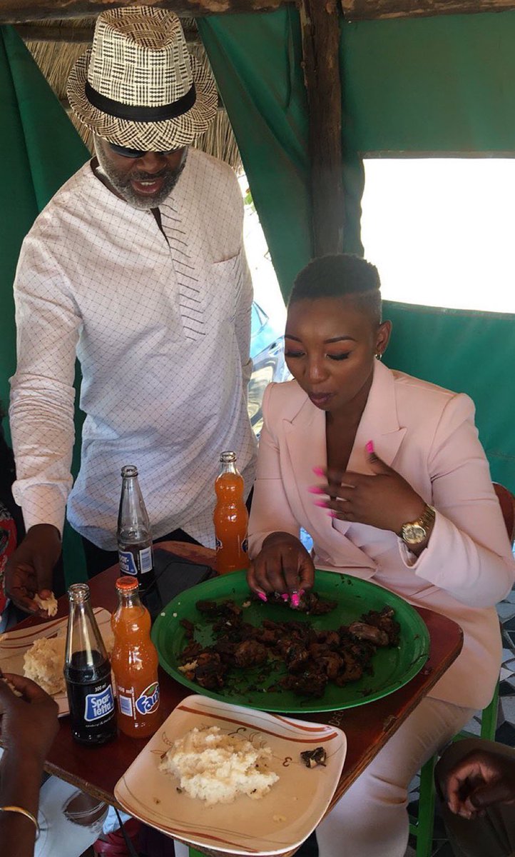 I ate but kept looking around hoping to see something bigger coming you know. The likes of