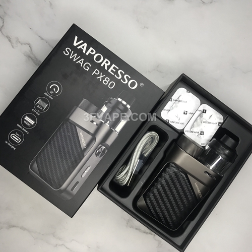 3FVape's tweet photo. Vaporesso Swag PX80 Kit
Get it on
https://t.co/Ivlmsg0q8n
#Vaporesso #Swag #PX80 #Tank #ModKit #Pod #VW https://t.co/3U4jcDJ0Mw