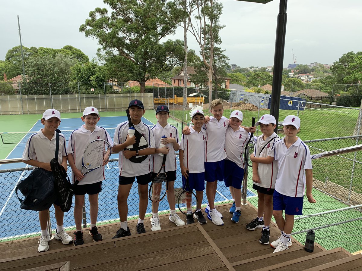 JoeysTennis's tweet photo. The 13’s managed to get their first matches as Joe boys today in between rainfalls. Great effort from all of the boys! https://t.co/UlxuwDU00p