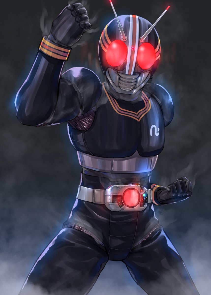 「#仮面ライダーブラック ブラックサン 」|ゾンビモグラのイラスト