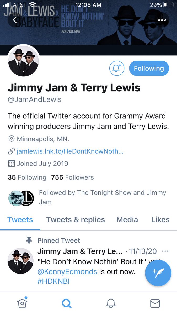 MMSPR's tweet photo. Gratitude to @JamAndLewis for posting #Minneapolis as your Twitter location. #Missyoumuch #MplsSound #HDKNBI https://t.co/RmCzC6wNCR
