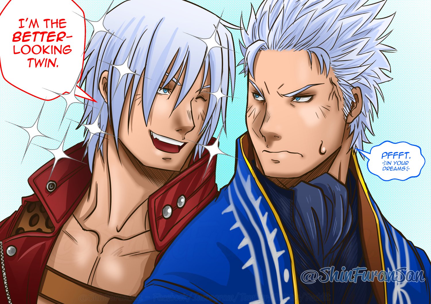 X 上的ᴇᴍʏ ⭐️：「Brothers. #DMC3 #DevilMayCry #Dante #Vergil   / X