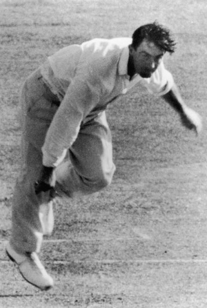 Trueman charged in along a run-up more than a pitch length, at least twenty two measured paces and then three or four walking steps for launching the attack. When the batsman seemed unsure, he added a few steps to go nearer the sight-screen.