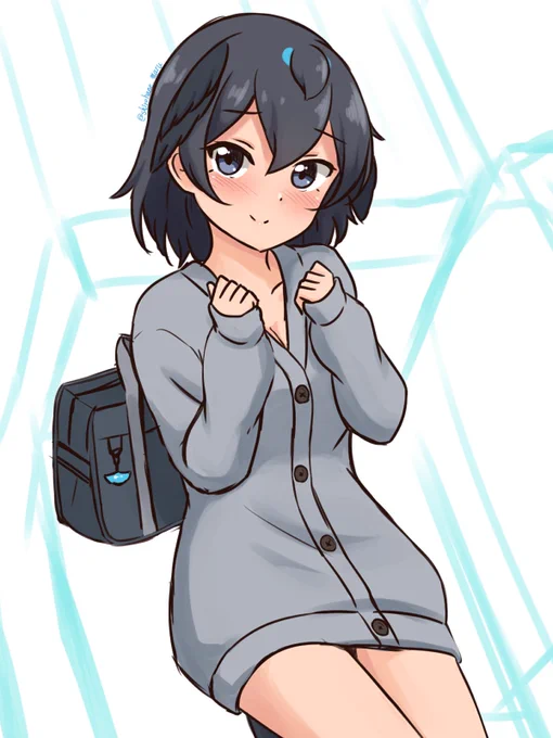 裸カーディガンカタカケちゃん 