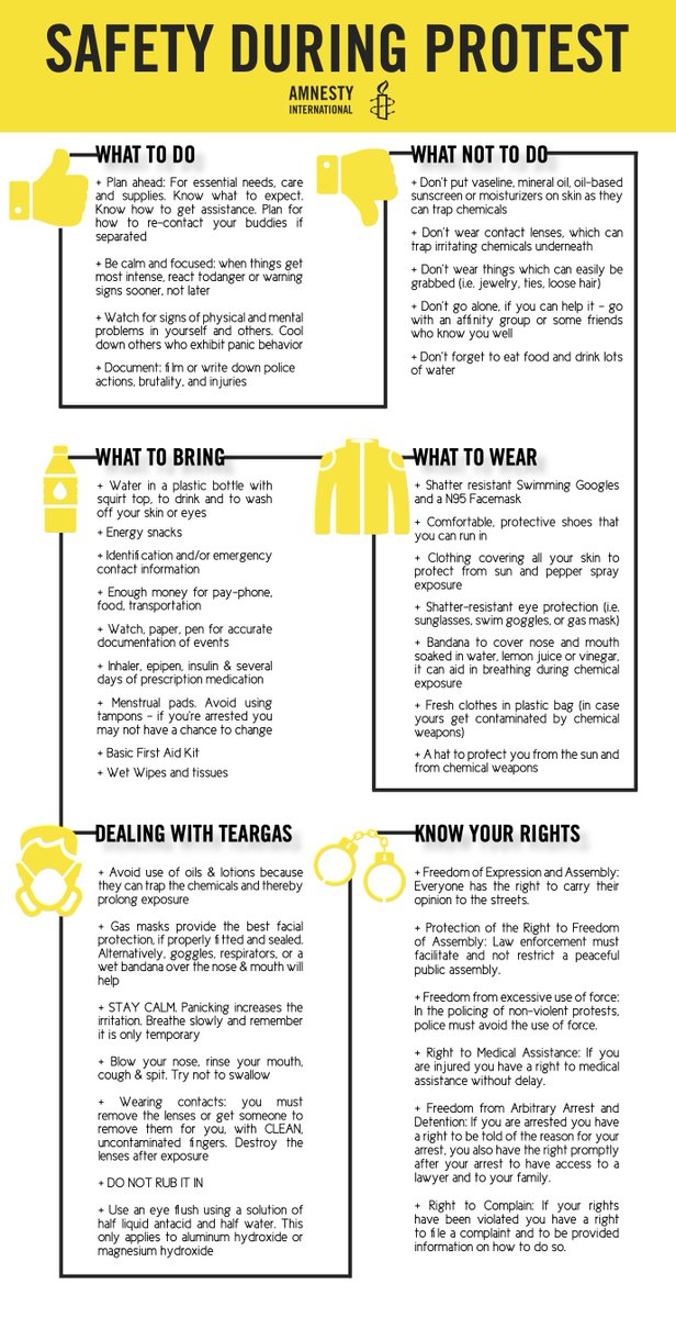 Crucial guidelines on organising safe protests effectively with lessons from  #hongkong  #thailand etc.