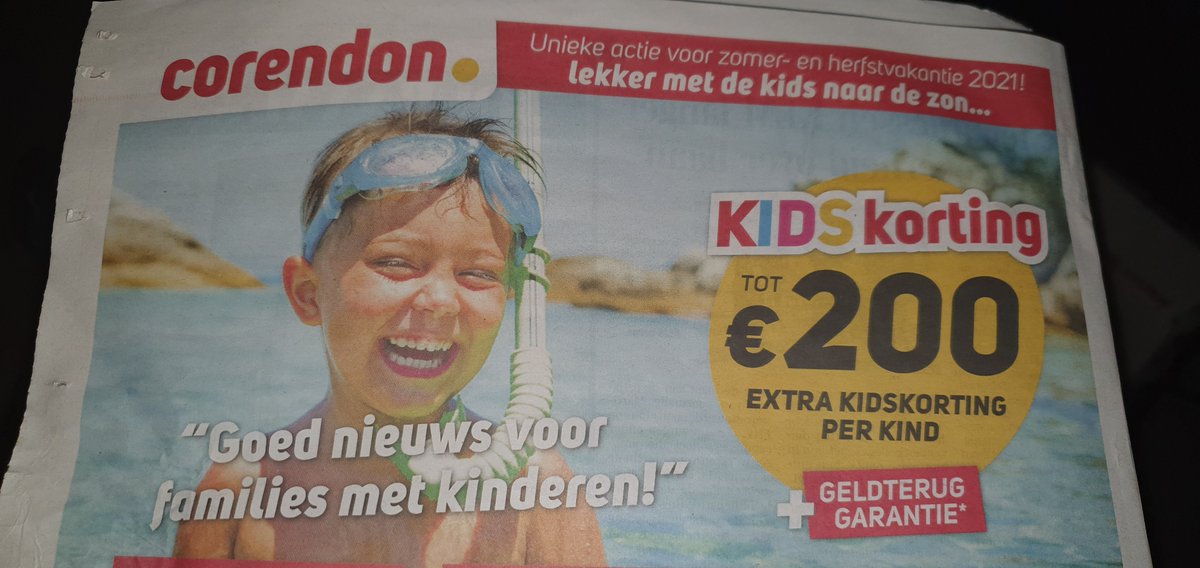 Prachtige reclame met geld terug garantie  #corendon maar het zou jullie sieren om eerst alle mensen met vouchers Geld Terug te geven die daar al een jaar om vragen. Maar  er is vast een regel waar jullie je achter kunnen verschuilen. <a href="/corendon/">Corendon</a> #vakantie
