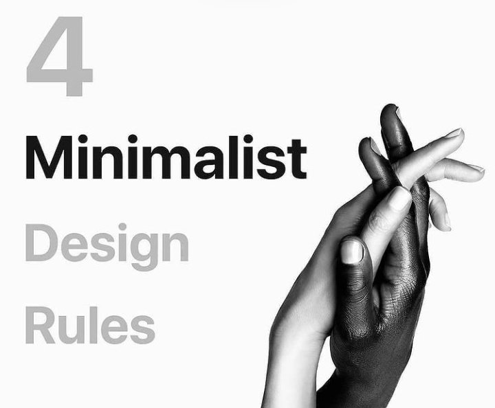pankajy23454134's tweet photo. 4 Minimalist #design rules.

* Remove All Extra Elements
* Single Focal Point Per Screen
* Contrast First Approach
* Use Generous Whitespace

#style #DesignThinking #rules #designrules #graphics #illustrator #photoshop #branding #marketing #learndesigning #learning #uiux 
@uxmars https://t.co/dlydqwugSK