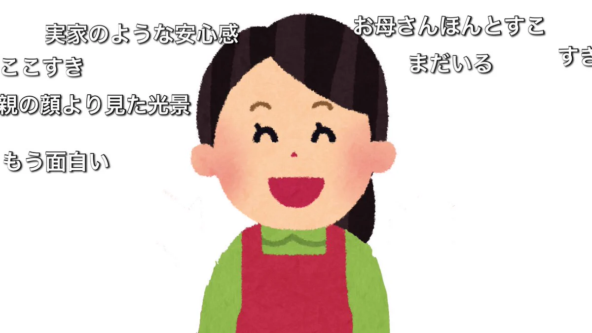 みんな子供に戻る？「いないないばあ」を視聴中のニコ動民のコメントwww