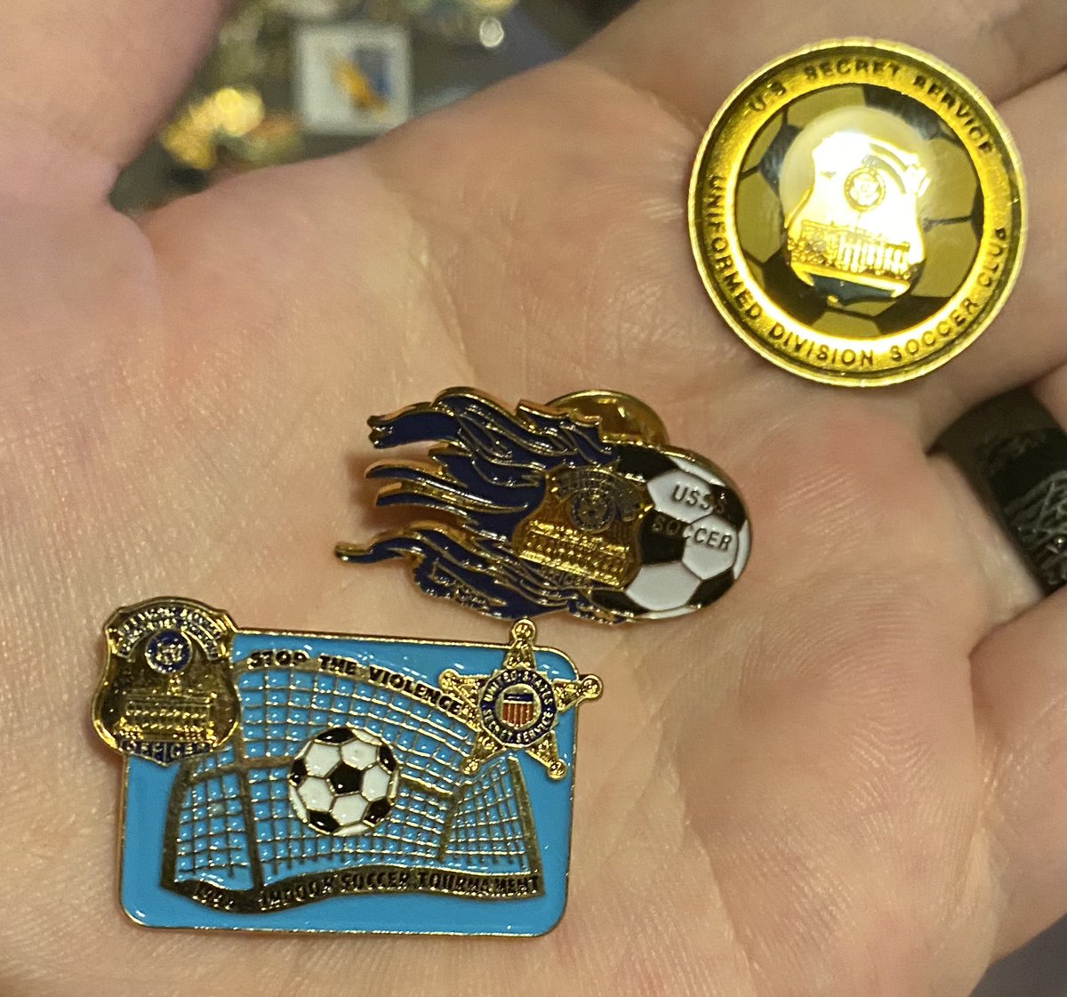 you’d think the secret service would be good at soccer but they only really know how to tackle