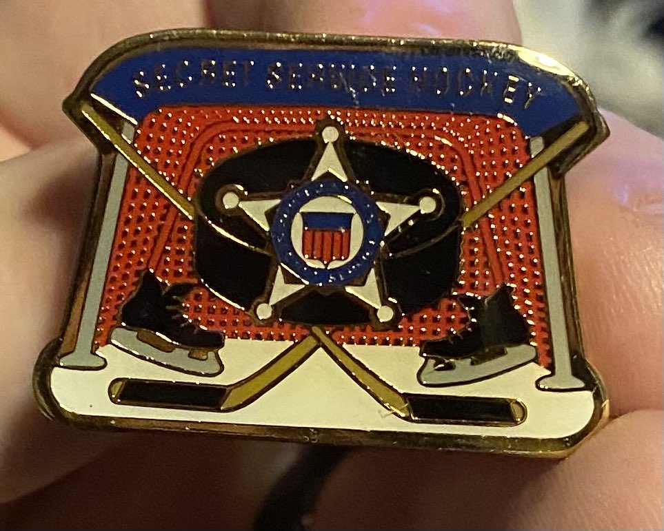 yeah I play hockey for the secret service