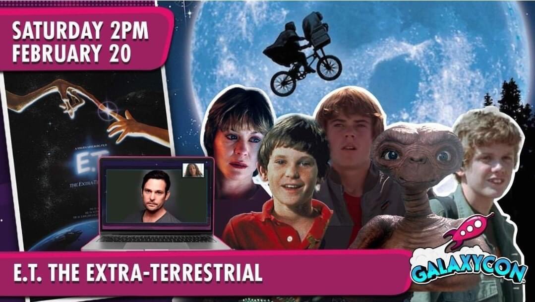 EuroConNet's tweet photo. VIRTUAL EVENT #ETTheExtraterrestrial #HenryThomas #DeeWallace #RobertMacNaughton #CThomasHowell #MatthewDeMeritt #GalaxyCon
February 20th, 2021
FREE Live Q&A Panel
Autographs
One-On-One Video Chats
For more info please visit:
https://t.co/YBhP6mQAYg https://t.co/OgTEVKAWKB