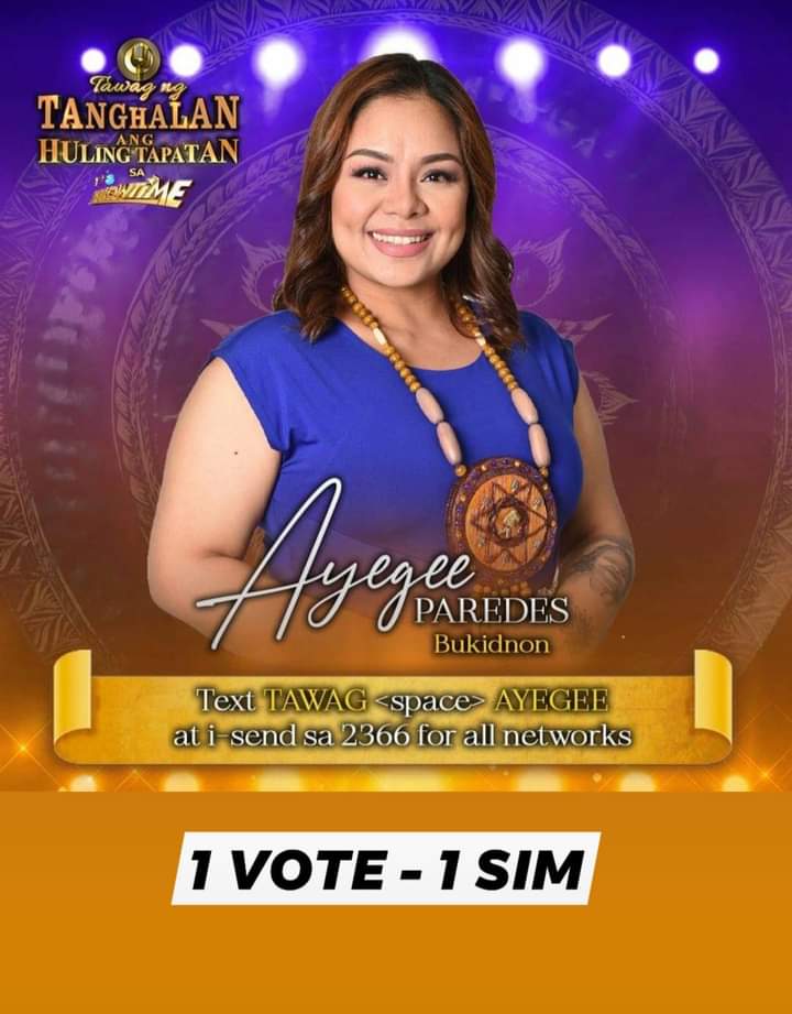 raymond_ryan103's tweet photo. #TNT4AngHulingTapatan
#AyegeeParedesForTheWin 
#voteforayegee https://t.co/v1610MemhD