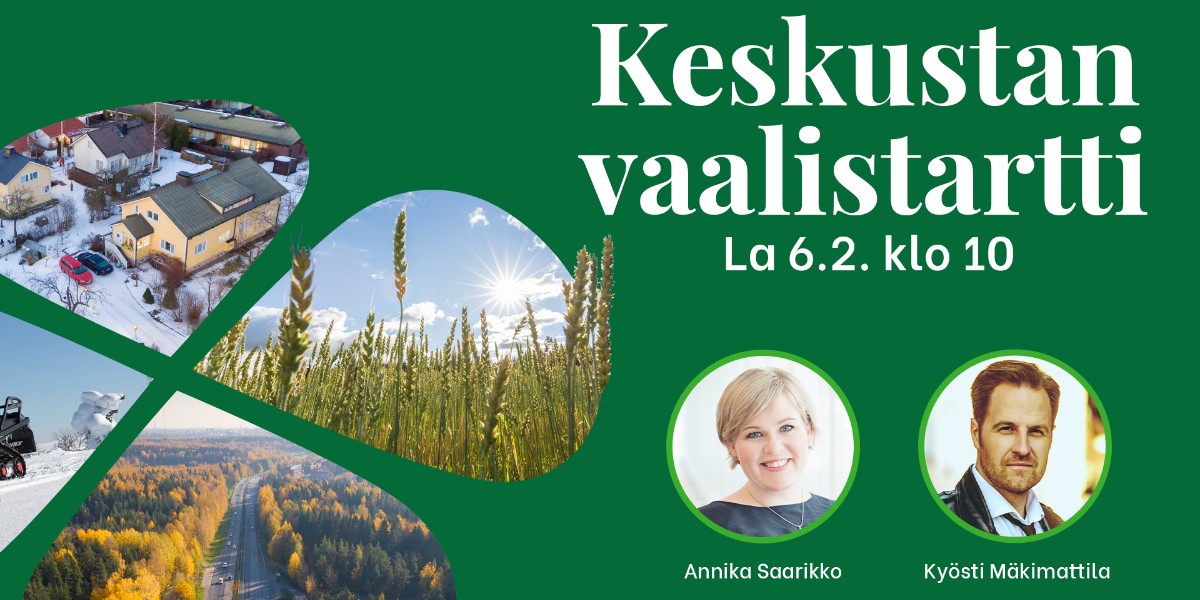 Kuntavaalistarttimme alkaa tänään klo 10🍀
Suora lähetys FB-livenä facebook.com/SuomenKeskusta tai nettisivuilla keskusta.fi/#live
Tervetuloa💚
#kuntavaalit
#keskusta