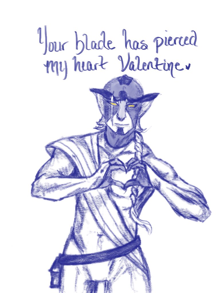 schizoiori's tweet photo. Blade of Marmora Valentines too, because I love them. Gonna pretend Thace and Ulaz didn’t die. Gave them cheesy lines pertaining to their tasks. Dunno why I made Thace blushing. Felt like a good idea. He’s cute. #voltron #vld #thace #ulaz #kolivan #bladeofmarmora #valentines https://t.co/zjANedtXQ2