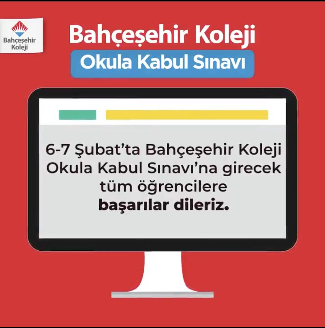 Bahçeşehir Koleji Okula Kabul Sınavına girecek tüm adaylara başarılar dileriz. 🎯💯

#bahçeşehirkoleji ❤️💙
<a href="/BahcesehirBursa/">BK Bursa Bademli Kampüsü</a>