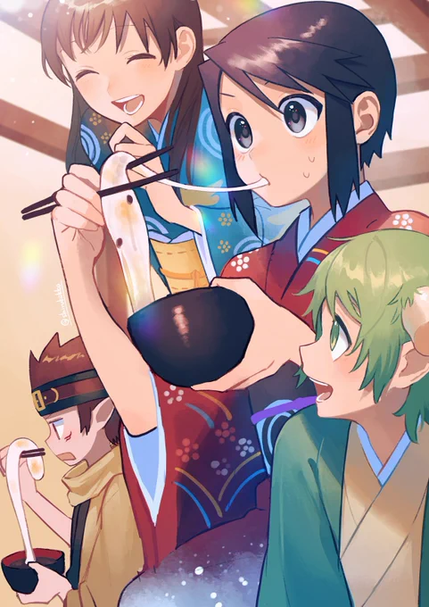 先日のネップリ用に新しく描いたり塗ったりした絵もそっと出しときます 印刷してくださったみなさんありがとうございました……?✨ 