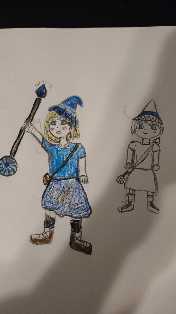 FroggyChair9's tweet photo. Tina the Ice Mage https://t.co/jRdSjJJUDE