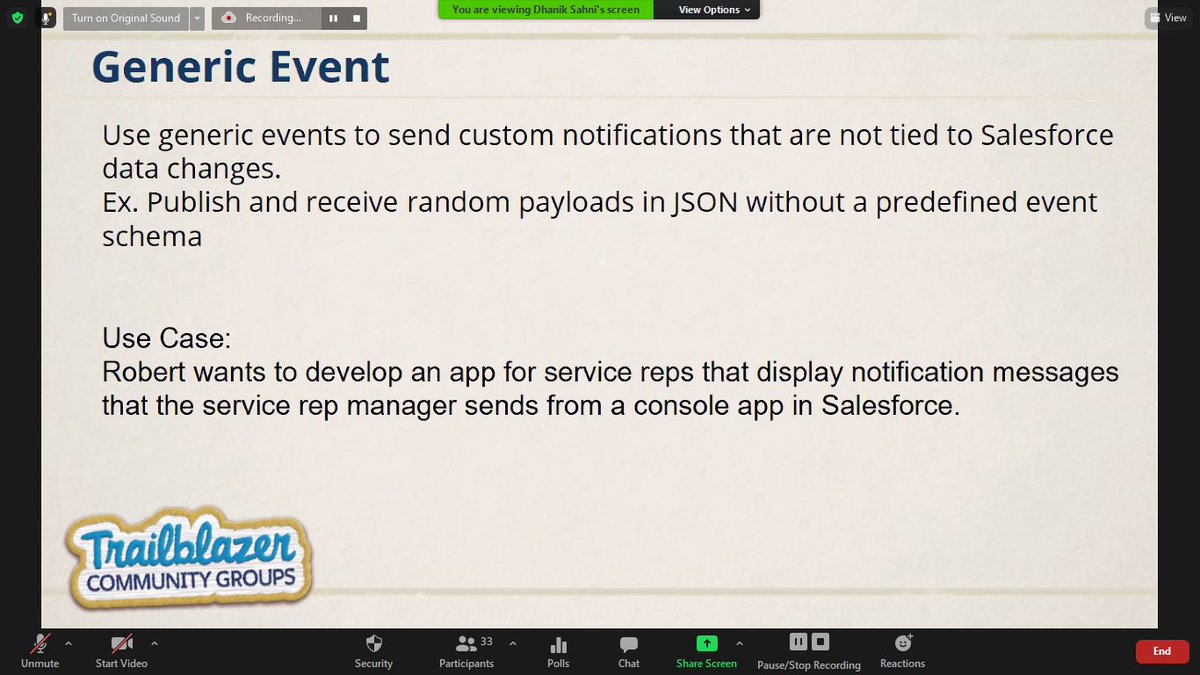 saraswatvishal3's tweet image. How to use generic event in #StreamingAPI by @DhanikSahni 
@gurgaon_sfdc @salesforcecodex #GurgaonDG