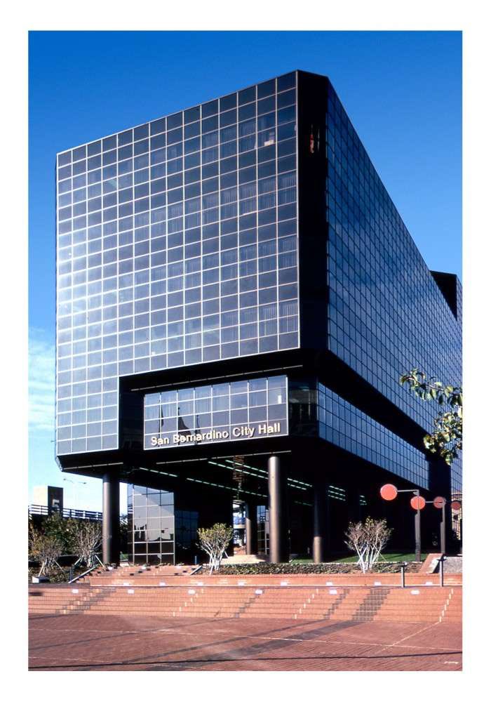 art_phx's tweet photo. If you’ve ever seen the City Hall building in San Bernadino then you’ve seen this amazing architect’s work.  Norma Merrick Sklarek, is the mind behind this 1973 building. She passed in 2012 but her legacy lives on through unbelievable efforts like this. https://t.co/SUMEogbcI0