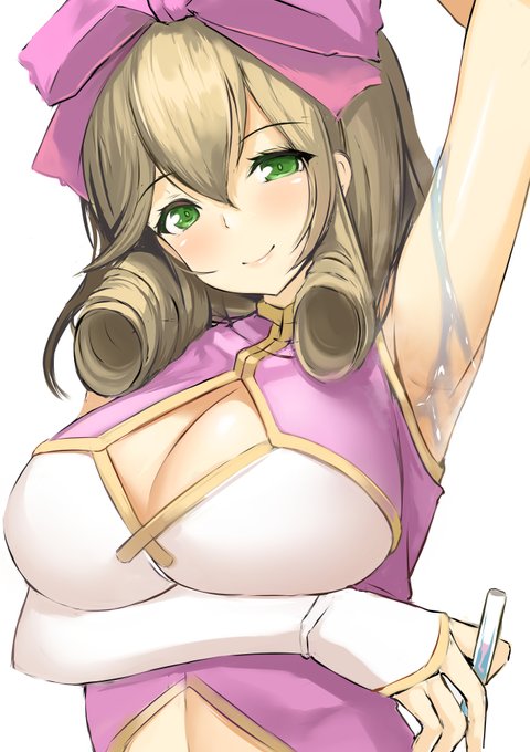 謎の液体を脇にかけて舐めさせようとしてくる春花さまのきまぐれ落書き 