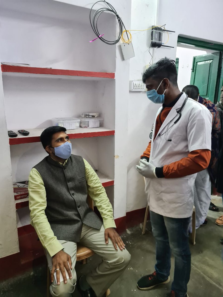 HealthNalanda's tweet photo. The District Magistrate Nalanda, Lead in front  with district administration to encourage people of Nalanda for #COVID19Vaccination ,@MoHFW_INDIA @BiharHealthDept https://t.co/zreKb90AzM