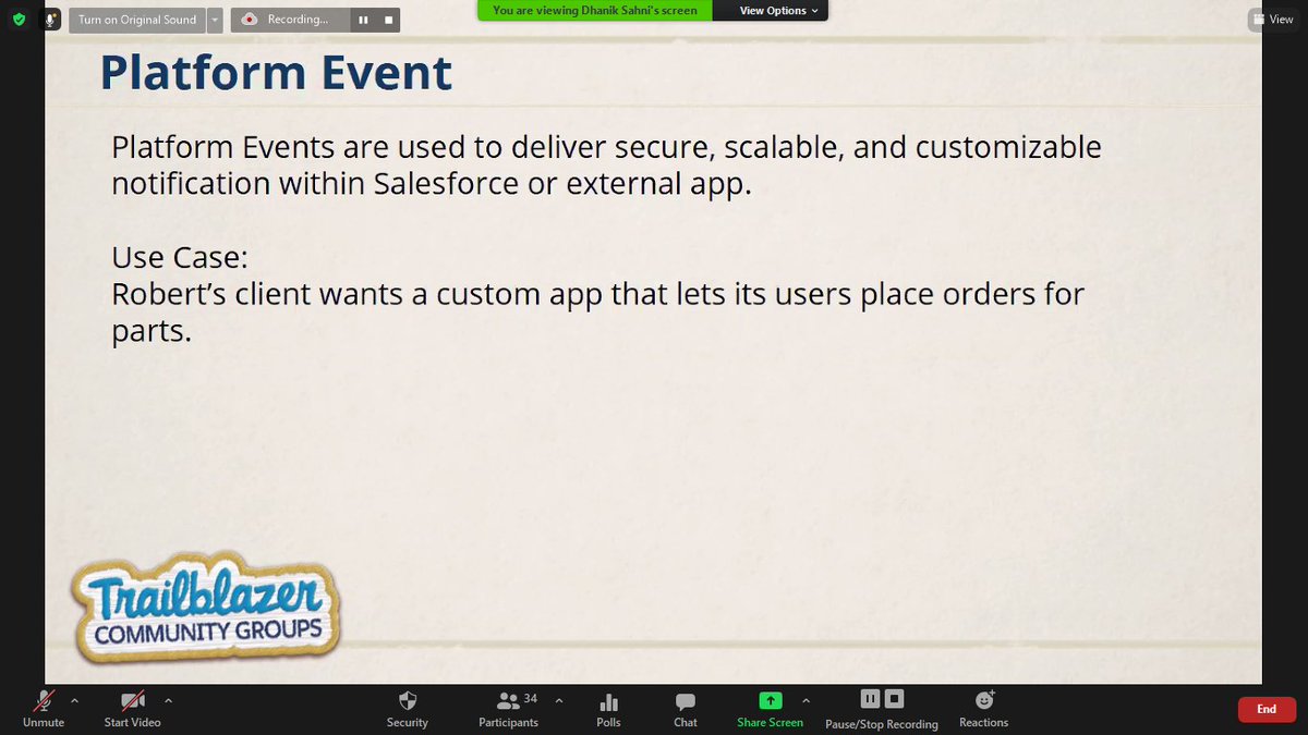 saraswatvishal3's tweet image. What are platform events in #StreamingAPI by 
@DhanikSahni
@gurgaon_sfdc
 
@salesforcecodex
 #GurgaonDG