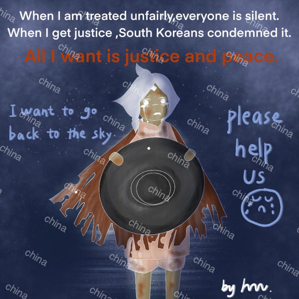 Korea_is_thief's tweet photo. #tgc_for_equality
#平等なSky
I'm a Chinese and I'm sorry ☹️ the precious culture that belonged to us was stolen by Korea 😔 jenova Chen's voice as our teacher but I didn't expect Koreans to be like this, we didn't expect Koreans to cyber violence us 😫 https://t.co/AwH5sE5wpz
