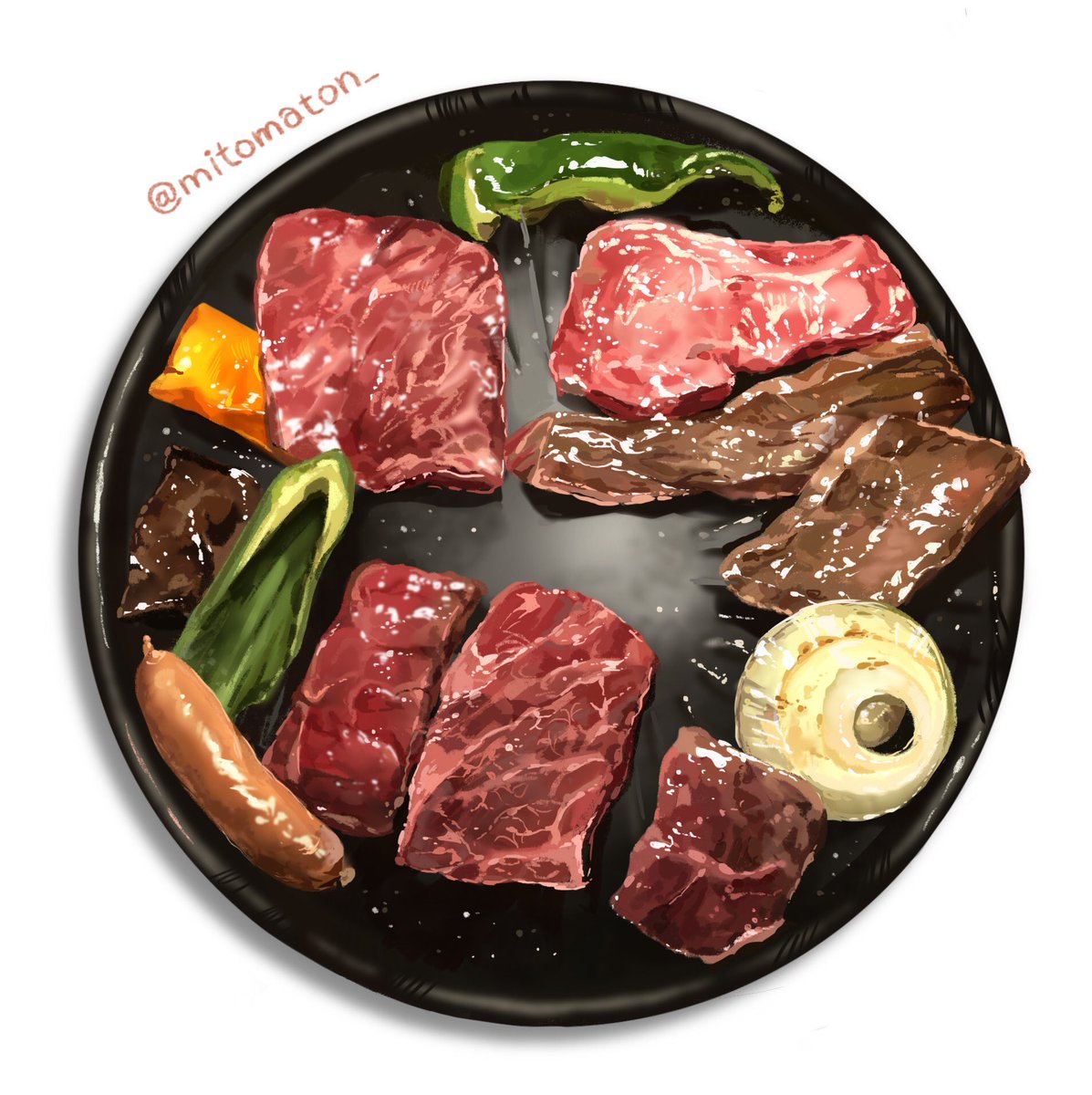 ミトマトン 焼肉のイラストを描きました 最近はおうち焼肉もいいな と満喫しています I Drew An Illustration Of Yakiniku 食べ物イラスト Foodillustration Procreate ミトマトン 焼肉のイラストを描きました 最近はおうち焼肉もいいな と満喫しています I Drew An Illustration Of Yakiniku 食べ物イラスト Foodillustration Procreate